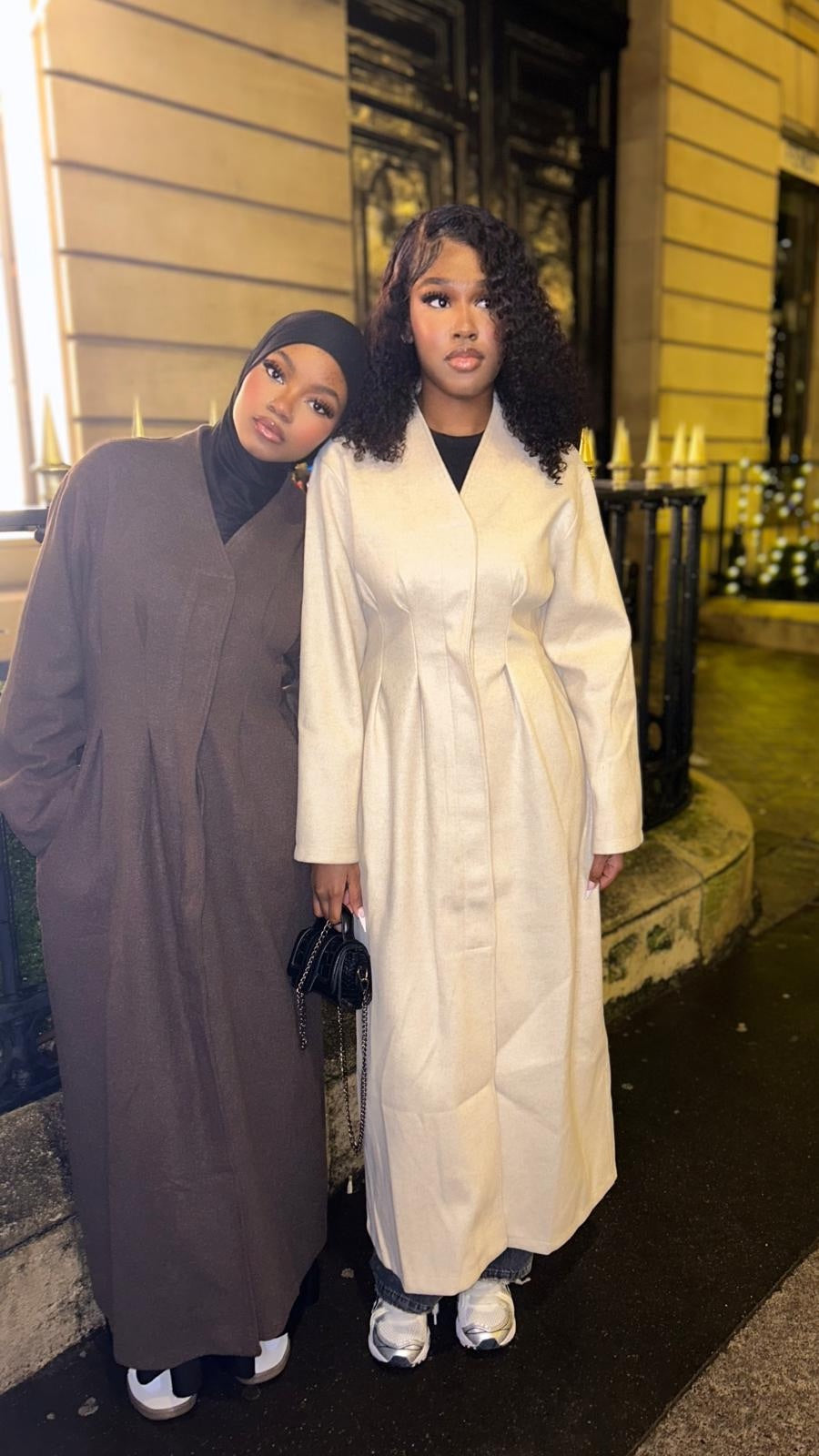 MANTEAU CEINTRÉ - BEIGE