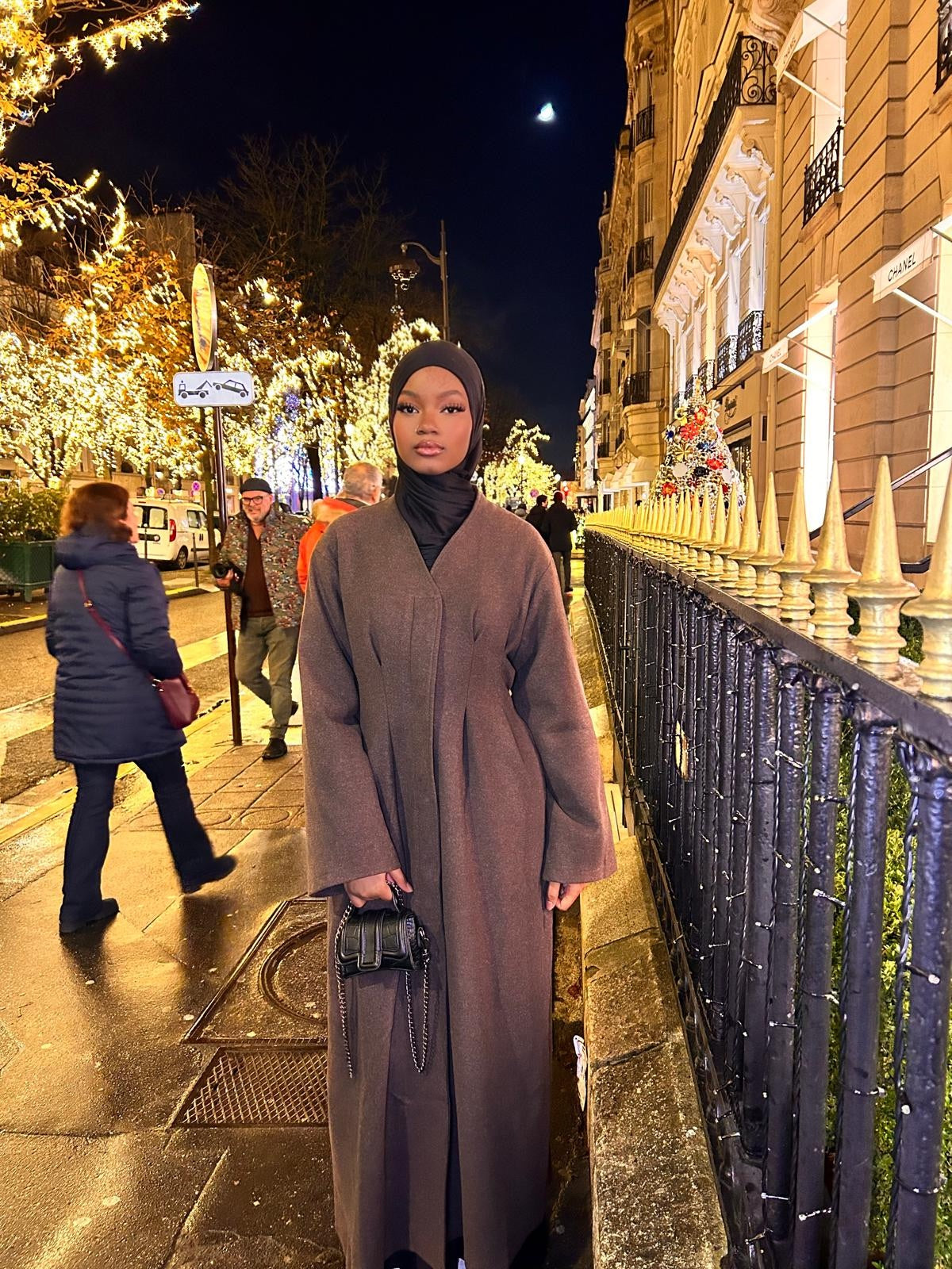 MANTEAU CEINTRÉ - MARRON