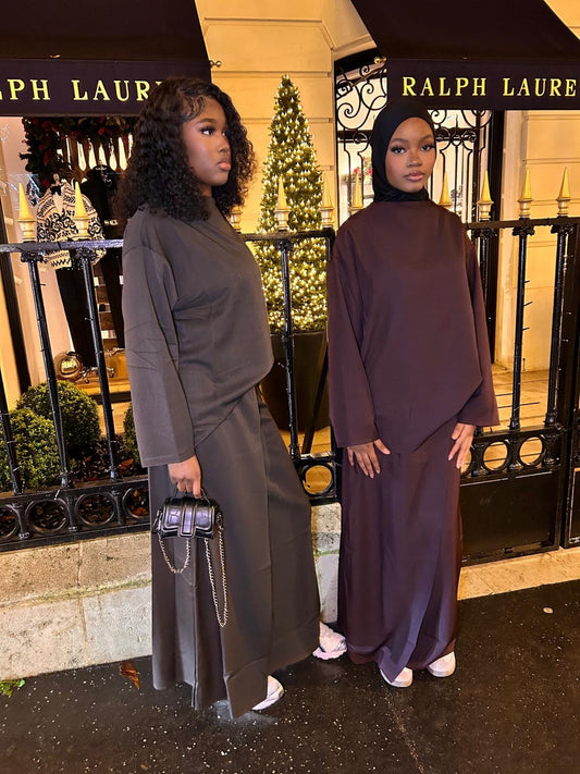 ENSEMBLE SEYANA - GRIS FONCÉ